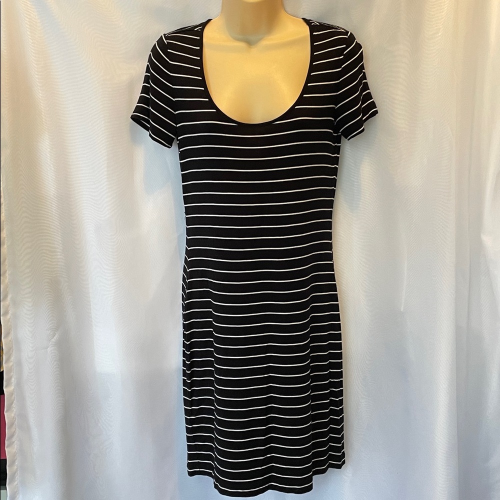 Women’s Calvin Klein Striped T-Shirt Dress